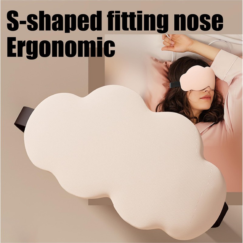 Tadipri Sleep Mask, Ultra Soft Eye Mask Made of Plush