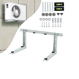 ARLIME Mini Split Wall Mounting Bracket for 6000-12000 BTU Universal Ductless Air Conditioners AC and Heat Pump Systems, Heavy-Duty Outdoor Minisplit Bracket with Crossbar