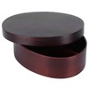 17.5x13.5cm Lunch Box Wooden Bento Box Portable Food Container for