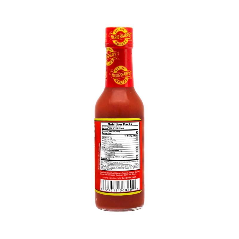 Marie Sharp’s BEWARE Comatose Heat Level Habanero Pepper Sauce, 5