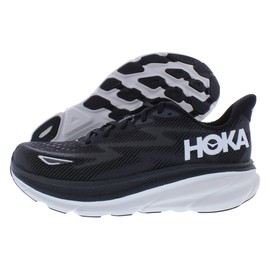 HOKA ONE ONE Clifton 9 Mens Shoes Size 9.5, Color: Black/White