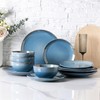 GBHOME Ceramic Dinnerware Sets for 4, 12 Pieces Stoneware Plates