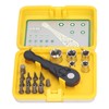 20Pcs Socket Wrench Screwdriver Set Ratchet Bit Tool Box Multifunctional