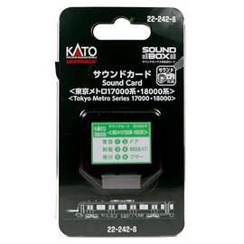 KATO N Gauge Sound Card Tokyo Metro 17000 Series 18000 Series 22-242-8 Railway Model Supplies