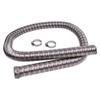 ZTUOAUMA 24mm 1M Length Double 304 Stainless Steel Exhaust Pipe