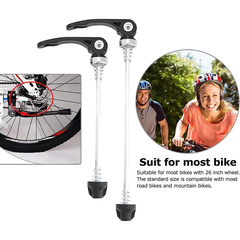 Fizdoqg Quick Release 2 Pieces Quick Release Bicycle Front and