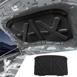 Maxzina Soundproof Mat Compatible with 2022-2025 Ford Maverick Engine Hood Heat Insulation Shield Sound Protective Pad Sound Proof Foam Insulation for 2024 Maverick Accessories (PET Felt)