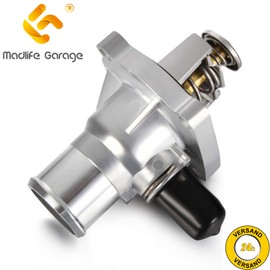Madlife Garage 96984104 Thermostat Coolant with Housing Gasket 159 939 Croma 194 Astra G Astra H Insignia A Meriva Signum Vectra C Zafira B
