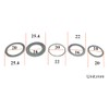 Max-Tonsen 8pcs Stainless Steel Circular Saw Blades Reducing Rings for