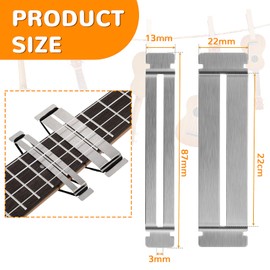 3 Set Guitar Fingerboard Guards Stainless Steel Bass Guitar Fingerboard Guards Luthier Tool Fretboard Protector for Dressing and Polishing Frets