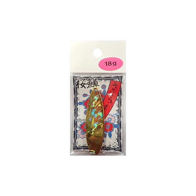 SHIMOTSUKE Cherry Blossom Trout Spoon Hologram Lure, 0.6 oz (18