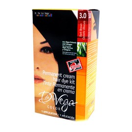 De La Vega Tinte Crema, Castaño Obscuro 3.0, 29.72 Gr, Pack of 1