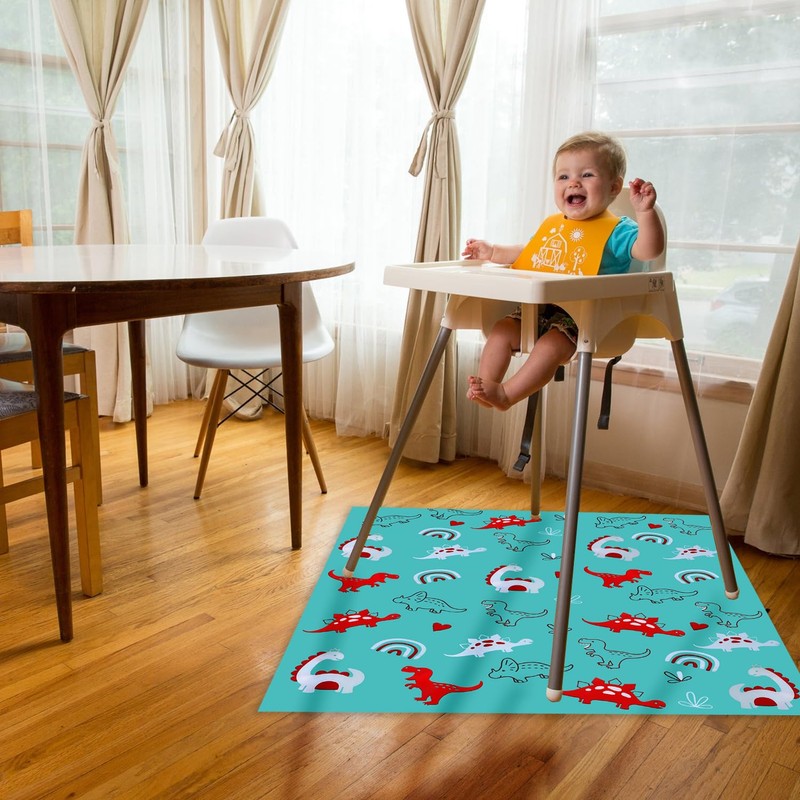 No More Mess Splash Mat for Under Highchair - Floor