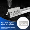 TUCKBOLD Handheld Pipe Drill Jig for Pipes or Cylinder Pipe,