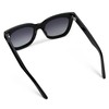 WearMe Pro Women's Polarized Large Square Sunglasses: Subtle Cat Eye