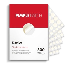Pimple Patch For Face, 4 Sizes, 300 Counts Acne Patches, Hydrocolloid Patches