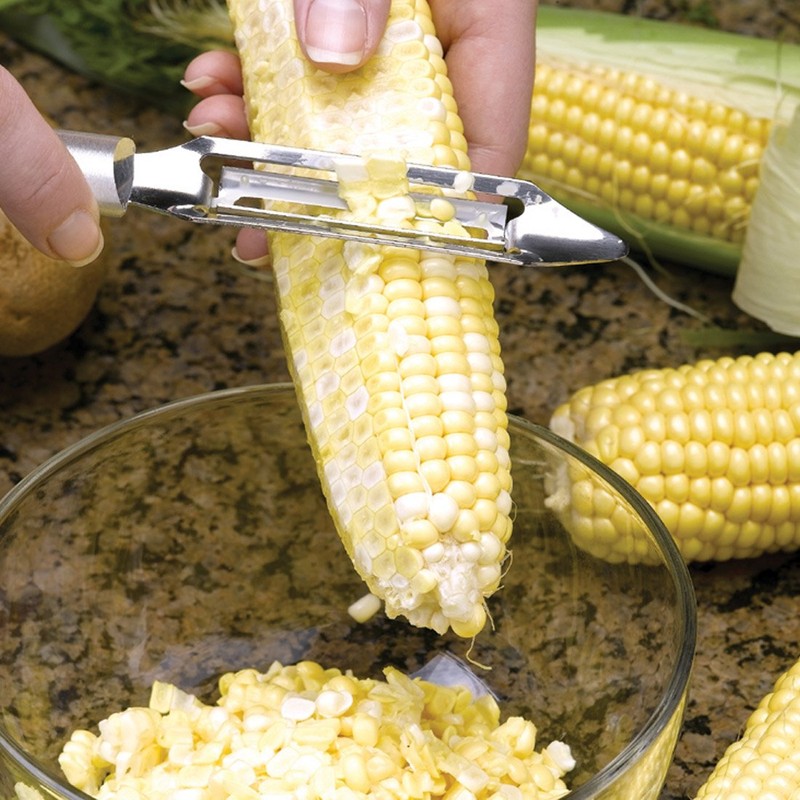 Rada Cutlery Vegetable Peeler Stainless Steel Blade with Aluminum Made