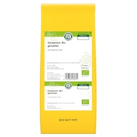 LEBENSBAUM Cardamom Ground 500g 100% Organic Sweet and Aromatic