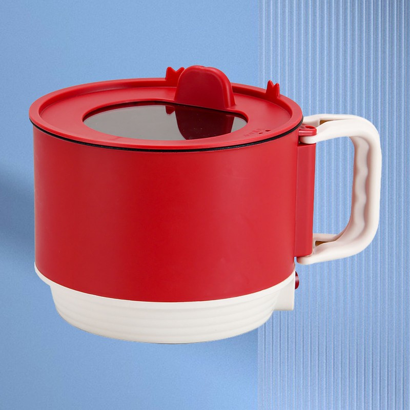 Electric Cooking Pot Quick Heating Mini Electric Cooker with Foldable