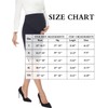 Tapata Women's Maternity Skirts Over The Belly Midi Stretchy Pencil