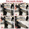 1 Set Short Pressure Washer Tool with Swivel 3/8inch Inlet