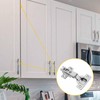 2 Pcs Slide-on 35mm Kitchen Cabinet Wardrobe Door Hinge,110 Degree