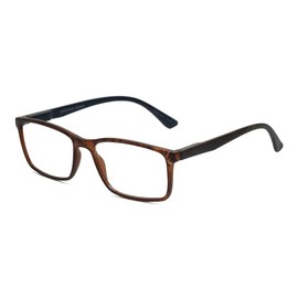 Calabria Beene Reading Glasses +3.00 Tortoise Havana Brown Gold Blue Navy Men Classic Readers Fashion Trendy Modern Eyeglass