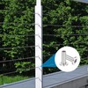 PATIKIL 20Pcs 3/16" Cable Railing Hardware T316 Stainless Steel Protector