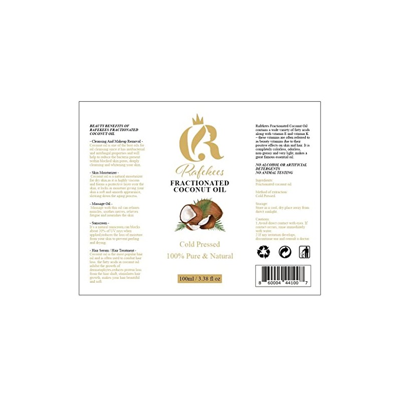 Aceite De Coco Fraccionado