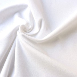 Nippon Chuko Flannel Fabric White No. 12 Pure Cotton Double Yarn, 100% Cotton, Double Sided Brushed, Width Approx. 28.3 inches (72 cm) x Cut Cut Cut EBI500-72CUT-50CM Fabric Plain Fabric Flannel