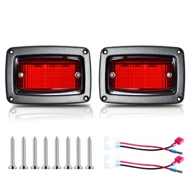 Orle Oko Golf Carts LED Rear Taillights Kit for Club Car DS 1982-Up Golf Cart with 3 Wire Club Car Taillights OEM1017035