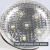 LED Emergencies Light Dual-Heads Rotatable Light with Battery Backup for