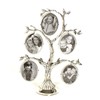 Family Tree Antique 5 Picture Silver Plated Family Photo Frame