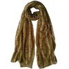 GlamLondon Bamboo Stems Print Scarf Ladies Fashion Floral Shawl Wrap