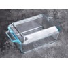 Rectangular Tempered Glass Casserole Dish, Tempered Glass Baking Dish with