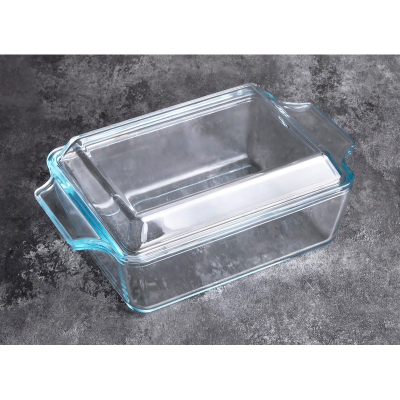 Rectangular Tempered Glass Casserole Dish, Tempered Glass Baking Dish with
