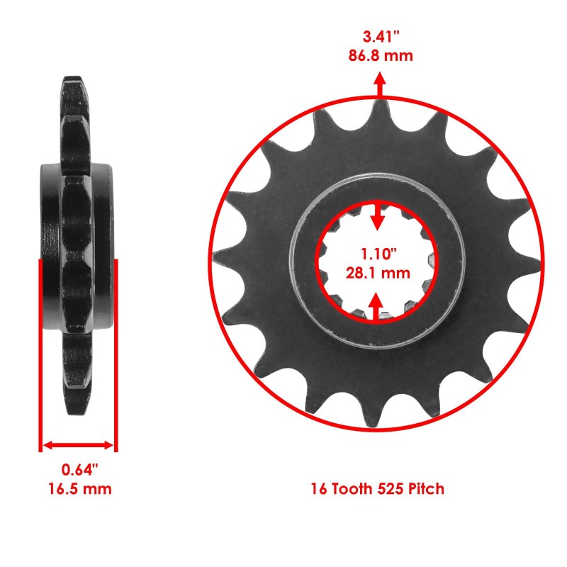 Honda Drive Chain & Sprockets Kit for Honda CBR600RR 2003