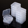 Mr. Pen- Small Plastic Containers, Clear, 12 pcs, Small Bead