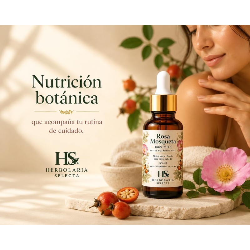 Aceite de Rosa Mosqueta 100% Puro 30 ml con Vitamina