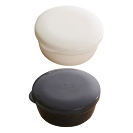 Gatuida 2Pcs Portable Soap Container with Drainage Lid Stylish Soap Dishes for Bathroom Travel Holders for Shower Home Outdoor Use
