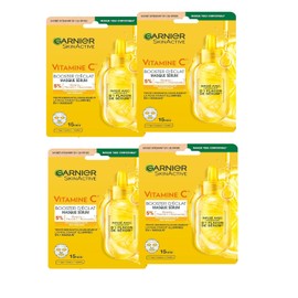 Garnier Skin Active Vitamin C Sheet Mask 4-Piece Set Moisturizing Glow Brightening Skin Tone Use for Sensitive Skin / 가르니에 스킨액티브 비타민C 시트마스크4장세트 수분광채 피부톤정돈 민감피부사용