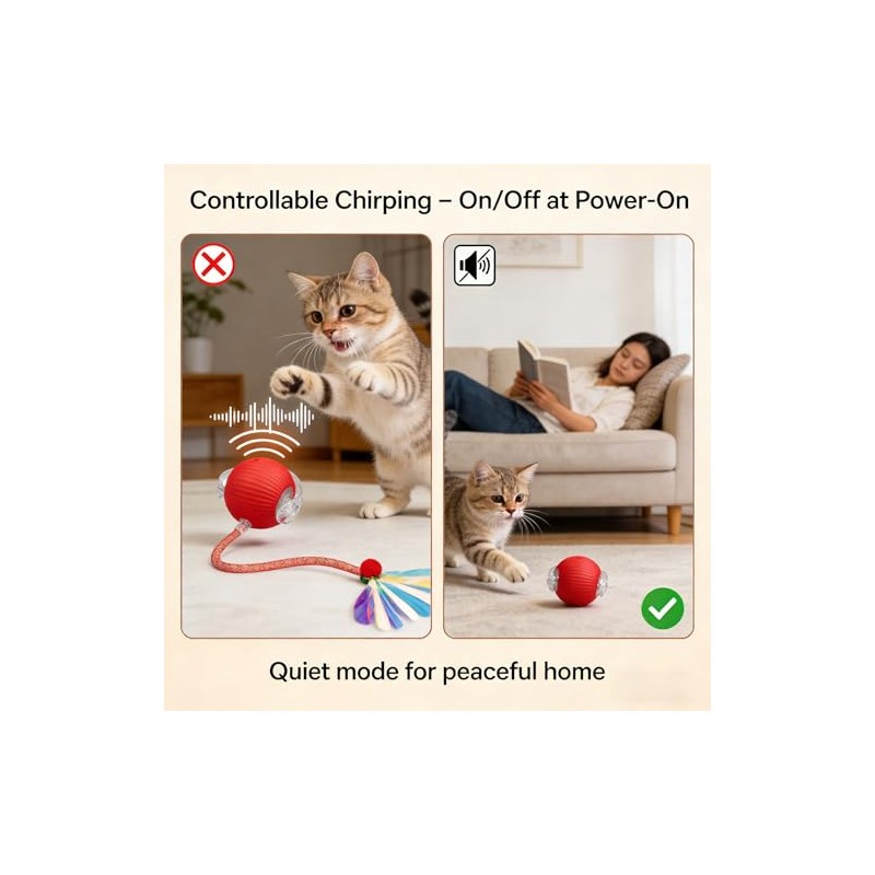 Speedy Tail 2.0 Cat Toy – 2 Replaceable Tails, Controllable