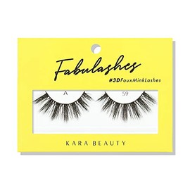 KARA BEAUTY FABULASHES 3D Faux Mink False Eyelashes - Style A59