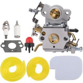 Hipa 545070601 PP4218A Carburetor for Poulan P3314 P3816 P4018 P3416 PP3416 PPB4218 PPB3416 PP4018 PP3516 PP3816 PPB4018 S1970 Power Gas Chainsaw C1M-W26 Carb with 530057925 Filter Tune-up Kit