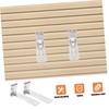 TEHAUX 2pcs Punch Wall Hooks for Vinyl Siding Photo Holder