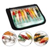 Wood Shrimp Squid Hook Lures Wood Shrimp Bait with Squid