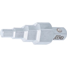 BGS 9535 | Step Wrench | 12.5 mm (1/2 Inch) | 4 Stage | Sanitary Key for Heating / Thermostat