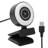 HD Webcam 1080P Computer Web Camera with Light and Built-in