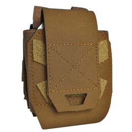 LINXGR Tactical MOLLE Handcuff Pouch Heavy Duty 1000D Nylon Handcuff Holster for Duty Belt Vest Police Guards Security Military Accessories Hook and Loop Quick Release Bag (Coyote Brown)