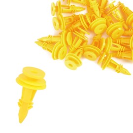 ACROPIX Door Trim Panel Fastener 8.5mm Nylon Retainer Clips Fit for Jeep Cherokee - Pack of 20 Yellow